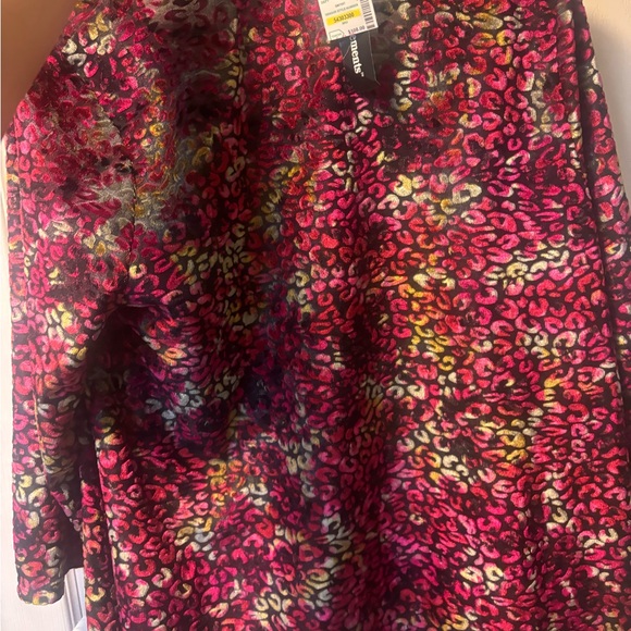 Travel Elements Pink and Yellow Patterned Cardigan - Picture 7 of 7